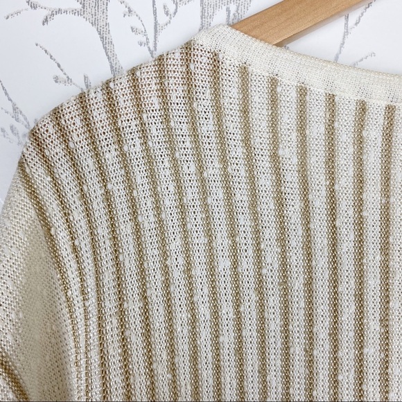 VINTAGE VIVANTI Cream Dolman Sleeve Knit Sweater - Picture 5 of 12